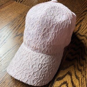 David and Young Lace Textured Baseball Hat OSFA